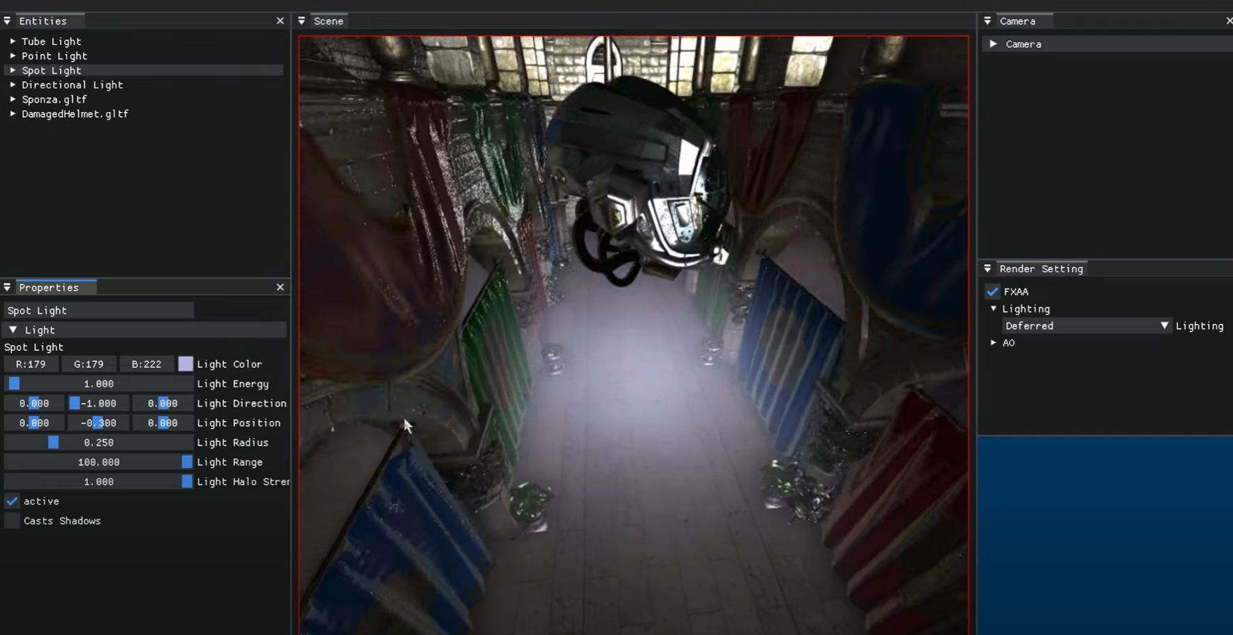 Riley Engine scene